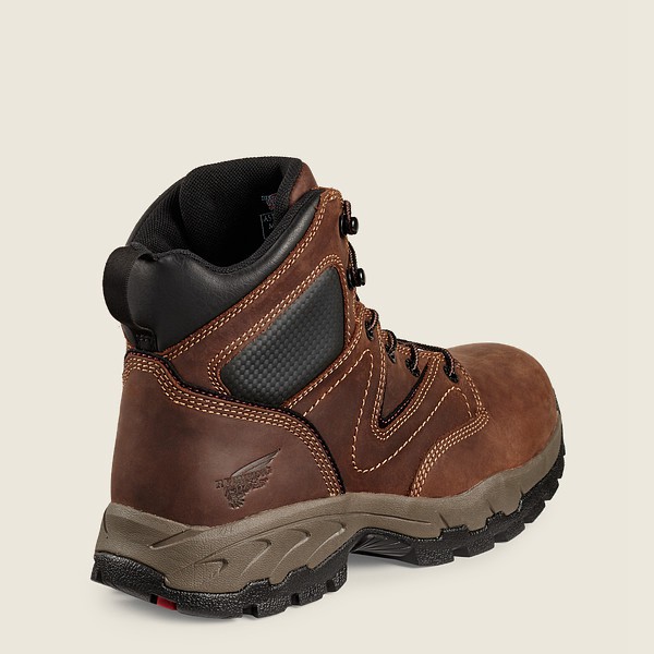 Red Wing Hiking Bot Erkek - Truhiker - 6-Inch Safety Toe - Kahverengi/Siyah - 53YOFXQWK